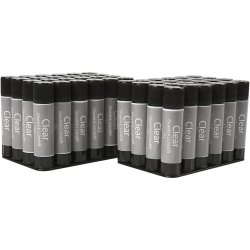 Clear Limstift, rund, 10 g, 48 stk./ 1 pk.