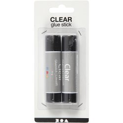Clear Limstift, rund, 10 g, 2 stk./ 1 pk.