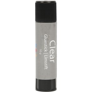 Clear Limstift, Rund, 10 g, 1 stk.