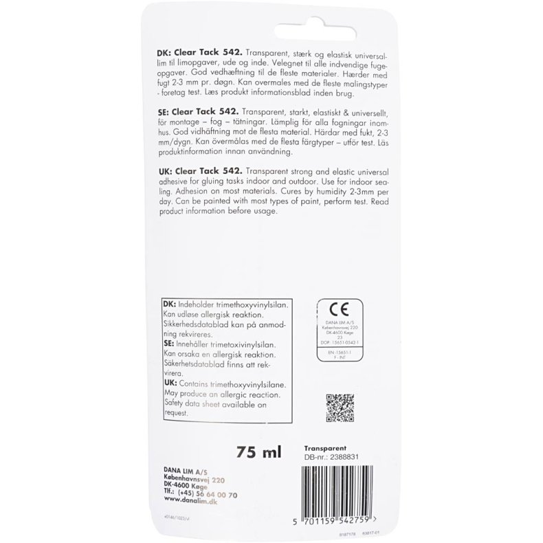 Montagelim, 75 ml/ 1 stk.