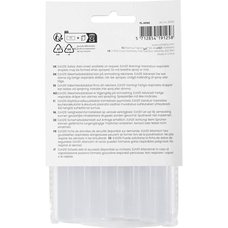 Limst&aelig;nger Maxi, L: 10 cm, diam. 11 mm, 7 stk./ 1 pk.