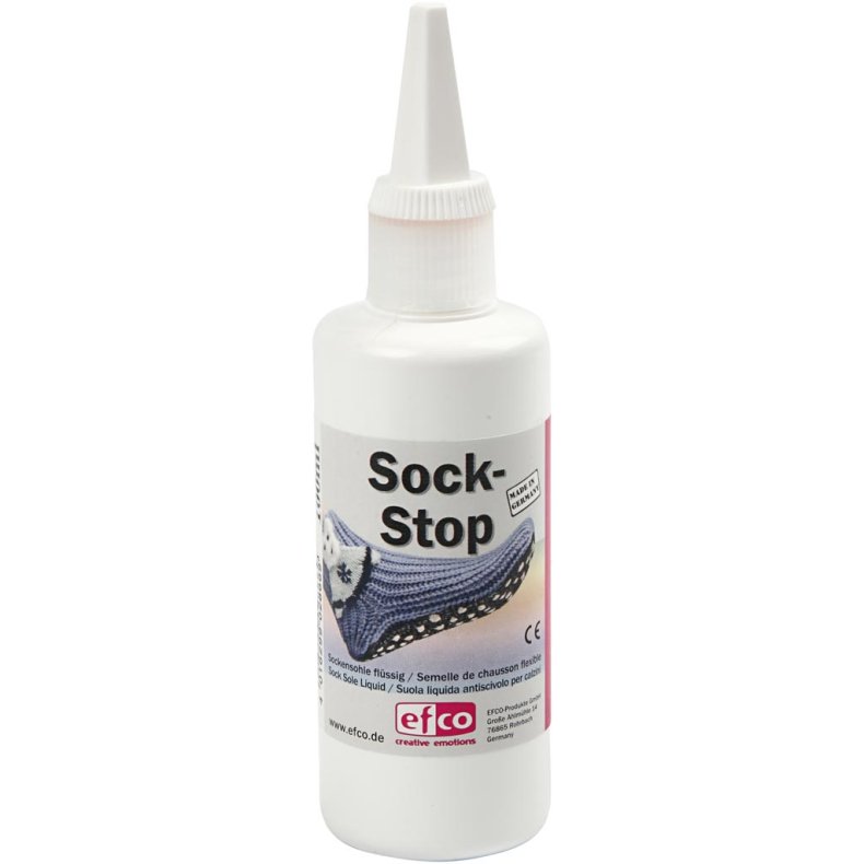 Sock-stop, r&aring;hvid, 100ml/ 1 fl.