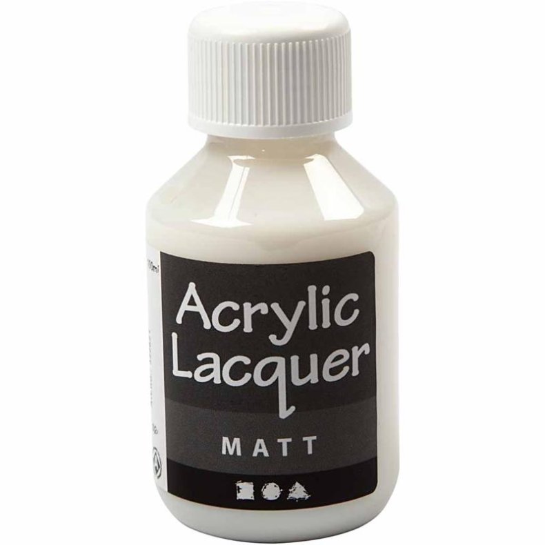 Akryllak, mat, 100ml/ 1 fl.