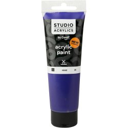 Creall Studio Akrylmaling, d&aelig;kkende, violet, 120 ml/ 1 fl.
