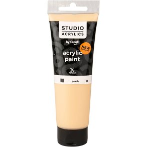 Creall Studio Akrylmaling, dækkende, peach (85), 120 ml/ 1 fl.