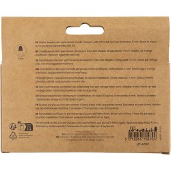 Kreativ Multi Tusch, streg 4 mm, ass. farver, 6 stk./ 1 pk.