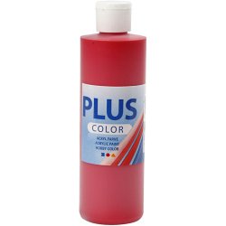 Plus Color Hobbymaling, crimson red, 250 ml/ 1 fl.
