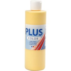 Plus Color Hobbymaling, crocus yellow, 250 ml/ 1 fl.