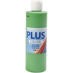 Plus Color Hobbymaling, bright green, 250 ml/ 1 fl.