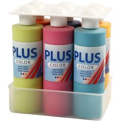 Plus Color Hobbymaling, 6x250 ml/ 1 pk.