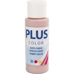 Plus Color Hobbymaling, st&oslash;vet rosa, 60 ml/ 1 fl.