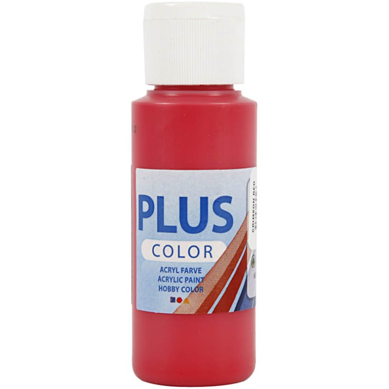 Plus Color Hobbymaling, crimson red