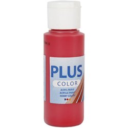 Plus Color Hobbymaling, berry red, 60 ml/ 1 fl.