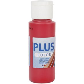 Plus Color Hobbymaling, berry red, 60 ml/ 1 fl.