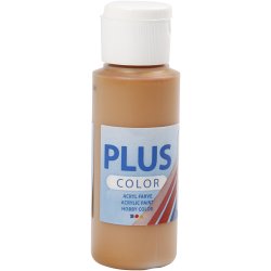 Plus Color Hobbymaling, raw sienna, 60 ml/ 1 fl.