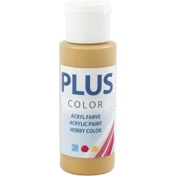 Plus Color Hobbymaling, guld, 60 ml/ 1 fl.