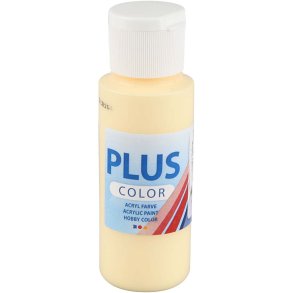 Plus Color Hobbymaling, lys gul, 60 ml/ 1 fl.