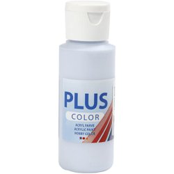 Plus Color Hobbymaling, lysebl&aring;, 60 ml/ 1 fl.