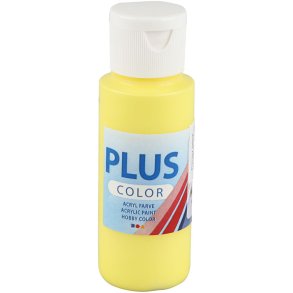 Plus Color Hobbymaling, primær gul, 60 ml/ 1 fl.