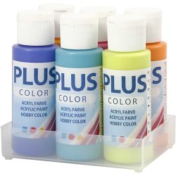 Plus Color Hobbymaling, colorful, 6x60 ml/ 1 pk.