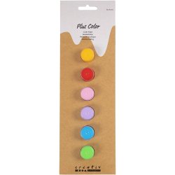 Plus Color Hobbymaling, colorful, 6x5 ml/ 1 pk.
