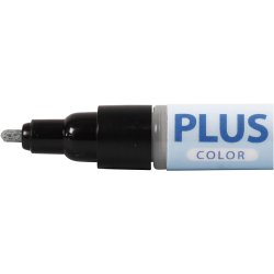 Plus Color Tusch, L: 14,5 cm, streg 1-2 mm, rain grey, 5,5 ml, 1 stk.