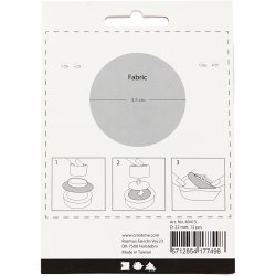 Overtr&aelig;ksknapper, diam. 22 mm, 12 stk./ 1 pk.