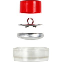 Overtr&aelig;ksknapper, diam. 22 mm, 12 stk./ 1 pk.