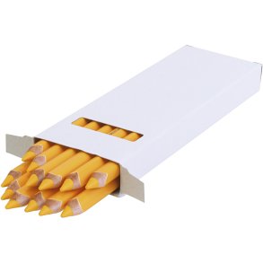 edu Kraftige Farveblyanter, tykkelse 10 mm, mine 6,25 mm, mørk gul, 12 stk./ 1 pk.