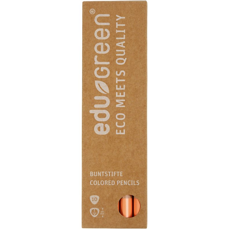 Edugreen Kraftige Farveblyanter, mine 5 mm, laksefarvet, 10 stk./ 1 pk.