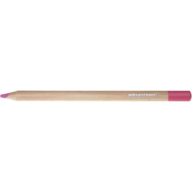 Edugreen Kraftige Farveblyanter, mine 5 mm, rosa, 10stk./ 1 pk.