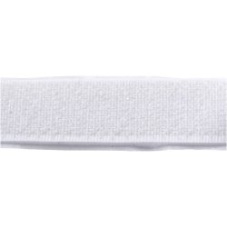 Burreb&aring;nd, selvkl&aelig;bende, B: 20 mm, hvid, 5 m/ 1 rl.