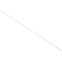 Elastiksnor, tykkelse 1 mm, hvid, 25 m/ 1 rl.