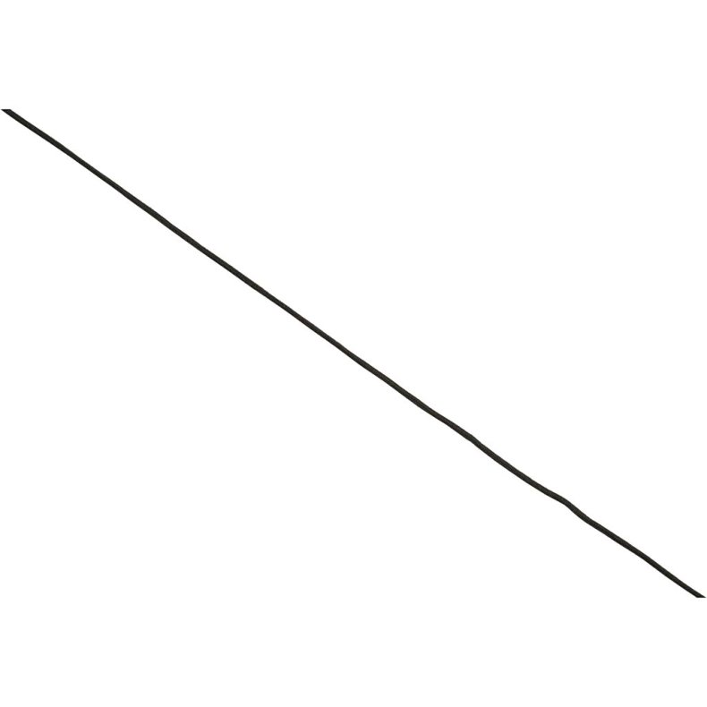 Elastiksnor, tykkelse 1 mm, sort, 25 m/ 1 rl.
