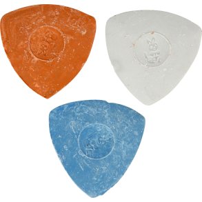 Skrædderkridt, diam. 5,5 cm, blå, rød, hvid, 3 stk./ 1 pk.