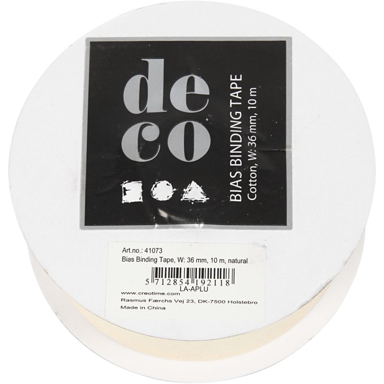 Skr&aring;b&aring;nd, B: 36 mm, natur, 10 m/ 1 rl.