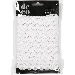 Blonde, B: 19 mm, hvid, 10 m/ 1 rl.