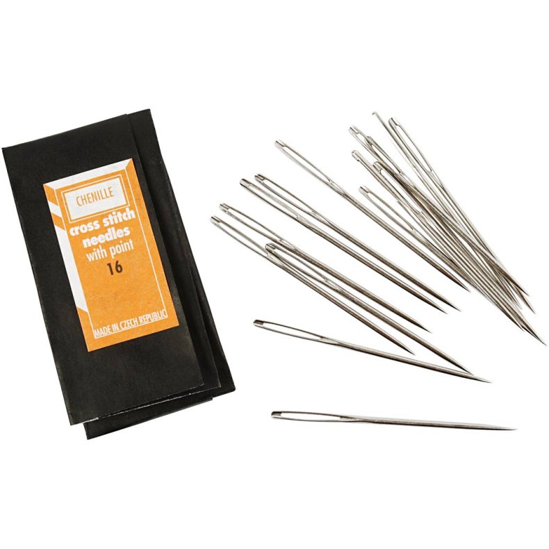 Broderin&aring;l, 25 stk./ 1 pk.