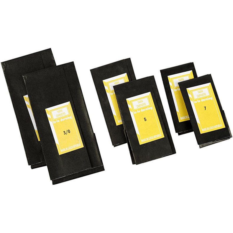 Stoppen&aring;le - sortiment, nr. 3/0+5+7, L: 48-65 mm, 150 stk./ 1 pk.