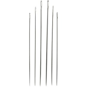 Stoppenåle, nr. 1-5, sølv, 6 stk./ 1 pk.