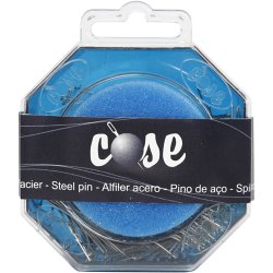 Knappen&aring;le, L: 34 mm, tykkelse 0,6 mm, ca. 600 stk., s&oslash;lv, 50 g/ 1 pk.