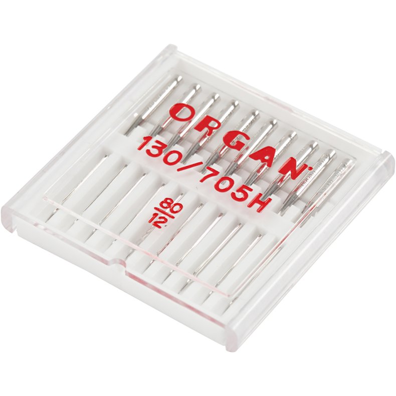 Symaskinen&aring;le, nr. 80, 10 stk./ 1 pk.