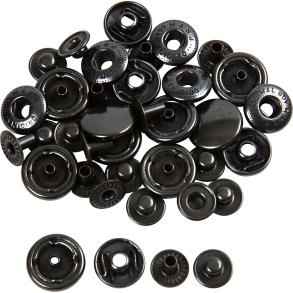 Trykknapper - refill, diam. 15 mm, 10 stk./ 1 pk.