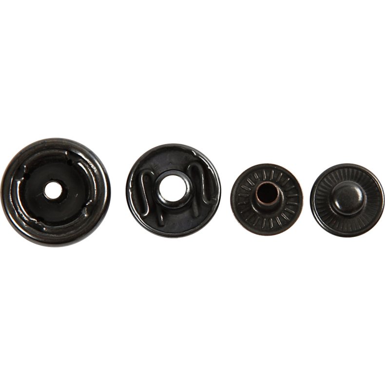 Trykknapper - refill, diam. 15 mm, 10 stk./ 1 pk.