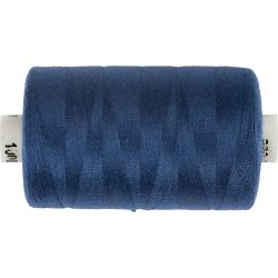 Sytr&aring;d, polyester, bl&aring;, 1000 m/ 1 rl.