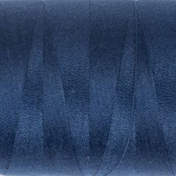 Sytr&aring;d, polyester, bl&aring;, 1000 m/ 1 rl.