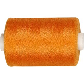 Polyester Sytr&aring;d, orange, 1000 m/ 1 rl.