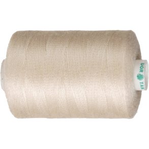 Polyester Sytr&aring;d, beige, 1000 m/ 1 rl.
