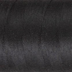 Sytr&aring;d, polyester, sort, 1000 m/ 1 rl.