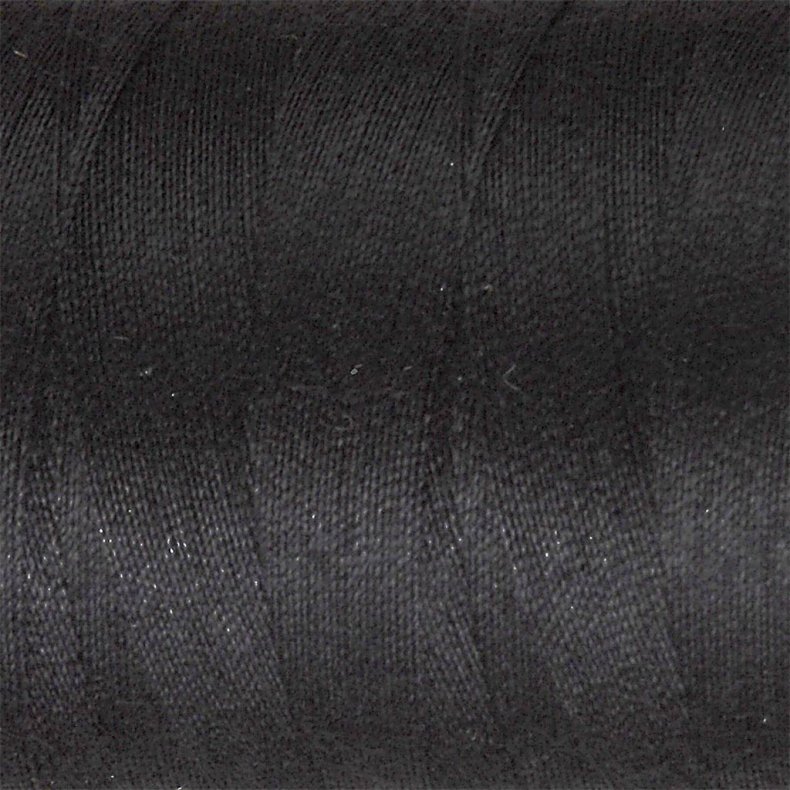 Sytr&aring;d, polyester, sort, 1000 m/ 1 rl.